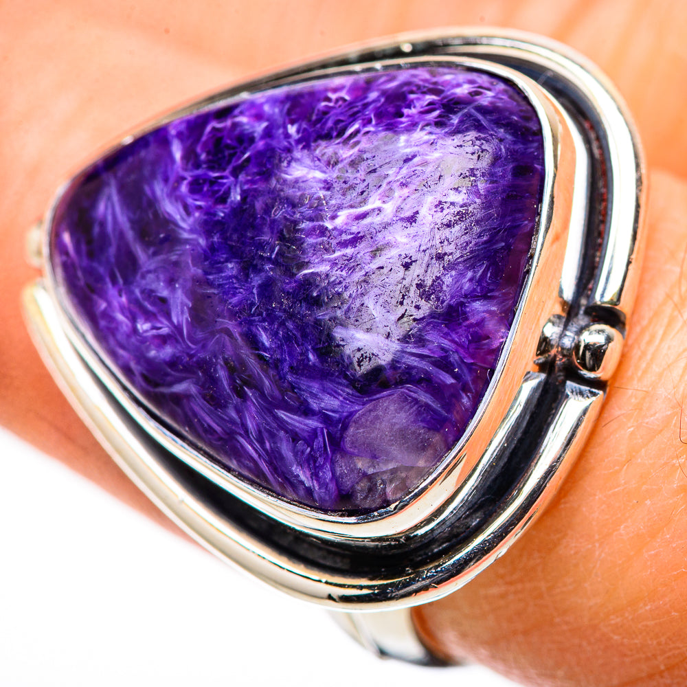 Charoite Rings handcrafted by Anasilvercos - RING132861