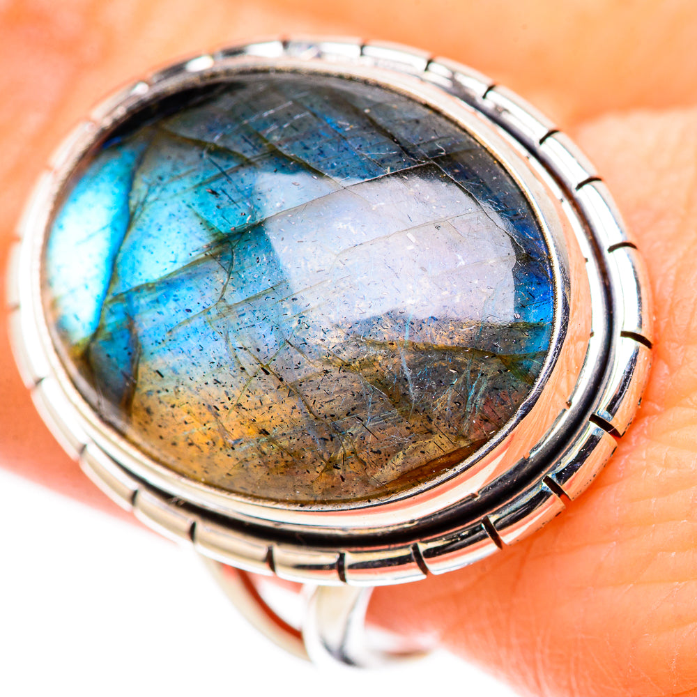 Labradorite Rings handcrafted by Anasilvercos - RING132892