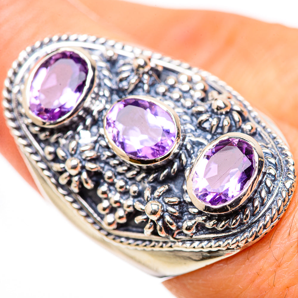 Amethyst Rings handcrafted by Anasilvercos - RING132911