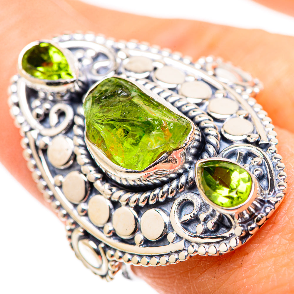 Peridot Rings handcrafted by Anasilvercos - RING132930