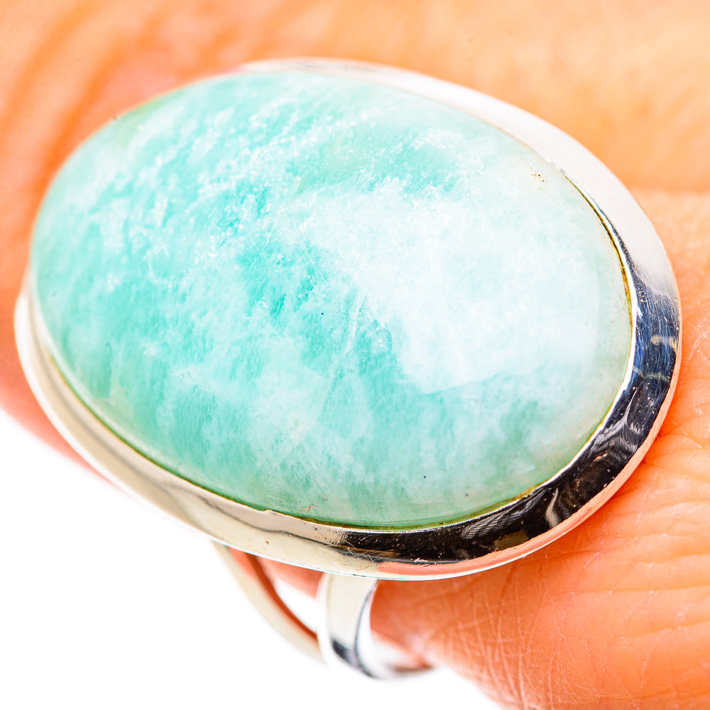 Amazonite Rings handcrafted by Anasilvercos - RING132931