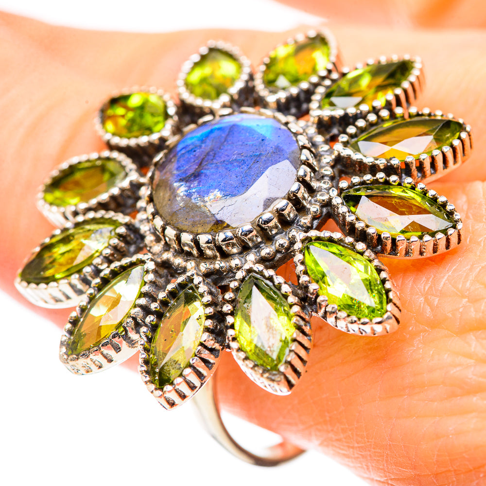 Labradorite Rings handcrafted by Anasilvercos - RING132939