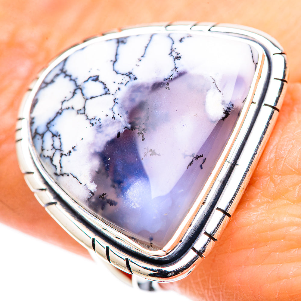 Dendritic Opal Rings handcrafted by Anasilvercos - RING132950