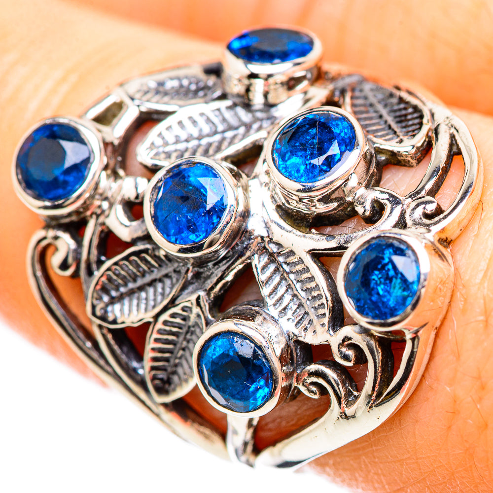 Swiss Blue Topaz Rings handcrafted by Anasilvercos - RING132962