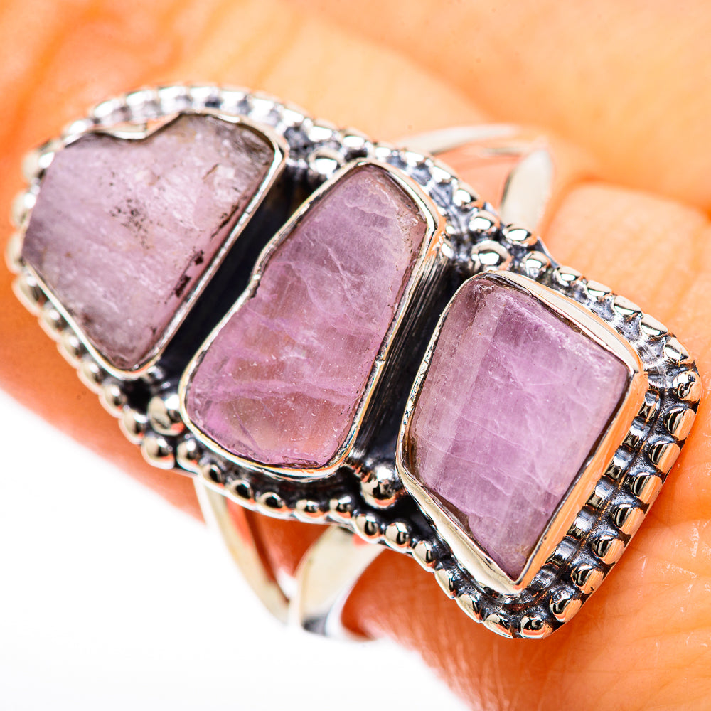 Kunzite Rings handcrafted by Anasilvercos - RING132976