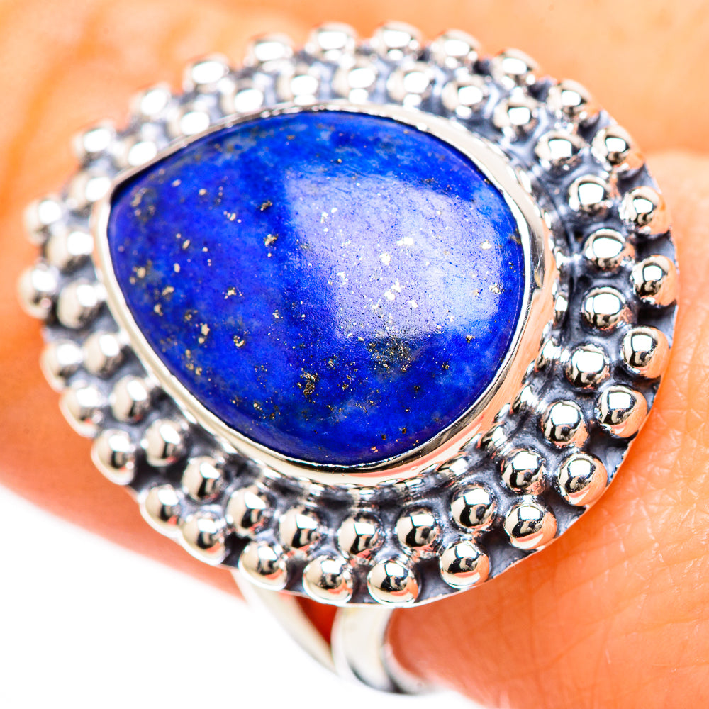Lapis Lazuli Rings handcrafted by Anasilvercos - RING132994