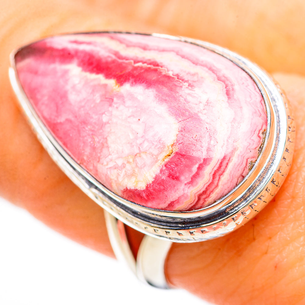 Rhodochrosite Rings handcrafted by Anasilvercos - RING133002