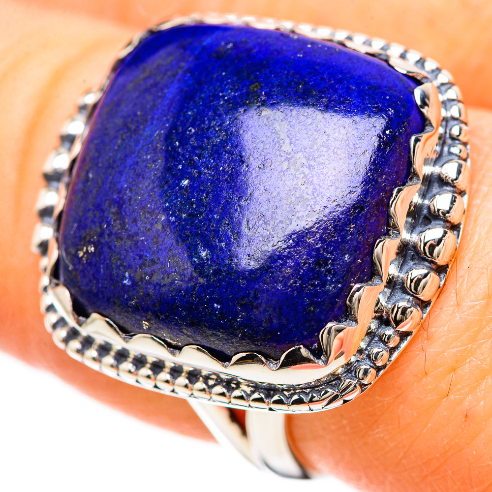 Lapis Lazuli Rings handcrafted by Anasilvercos - RING133021
