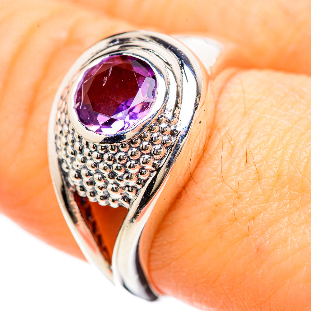 Amethyst Rings handcrafted by Anasilvercos - RING133030