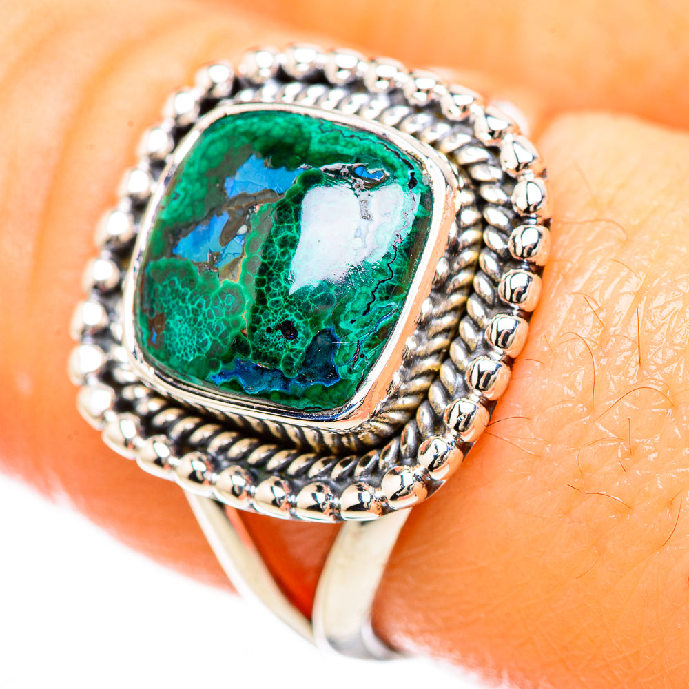 Malachite Rings handcrafted by Anasilvercos - RING133054