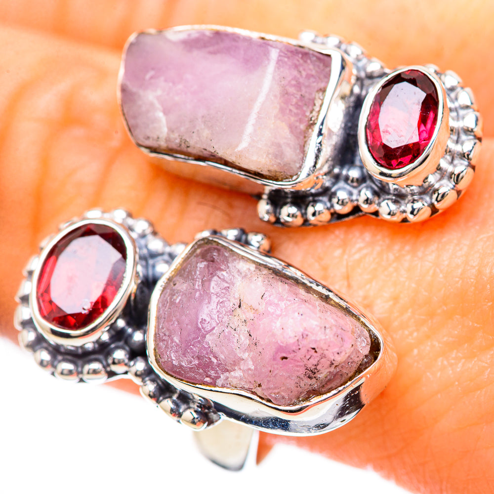 Kunzite Rings handcrafted by Anasilvercos - RING133056