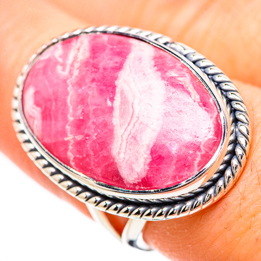 Rhodochrosite Rings handcrafted by Anasilvercos - RING133094