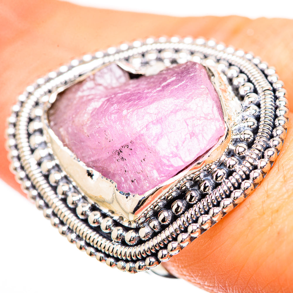 Kunzite Rings handcrafted by Anasilvercos - RING133098
