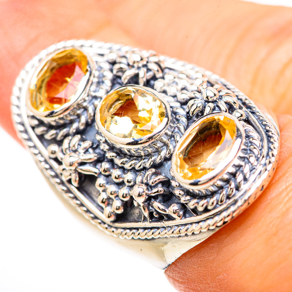 Citrine Rings handcrafted by Anasilvercos - RING133127
