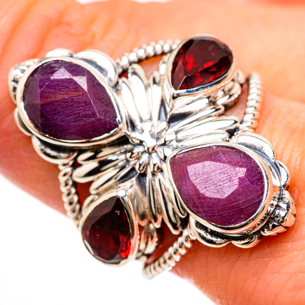 Ruby Rings handcrafted by Anasilvercos - RING133130