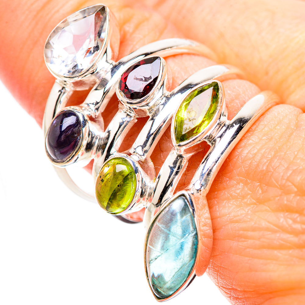 Aquamarine Rings handcrafted by Anasilvercos - RING133138