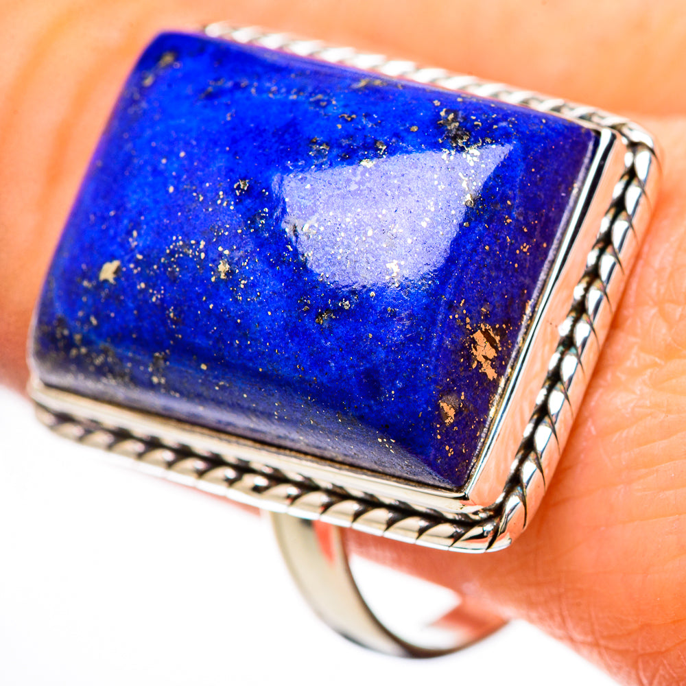 Lapis Lazuli Rings handcrafted by Anasilvercos - RING133143