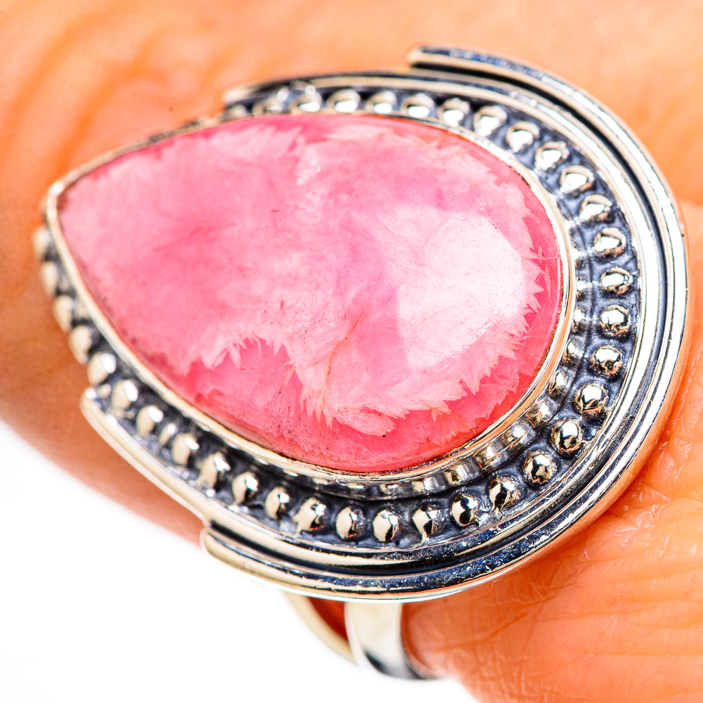 Rhodochrosite Rings handcrafted by Anasilvercos - RING133156