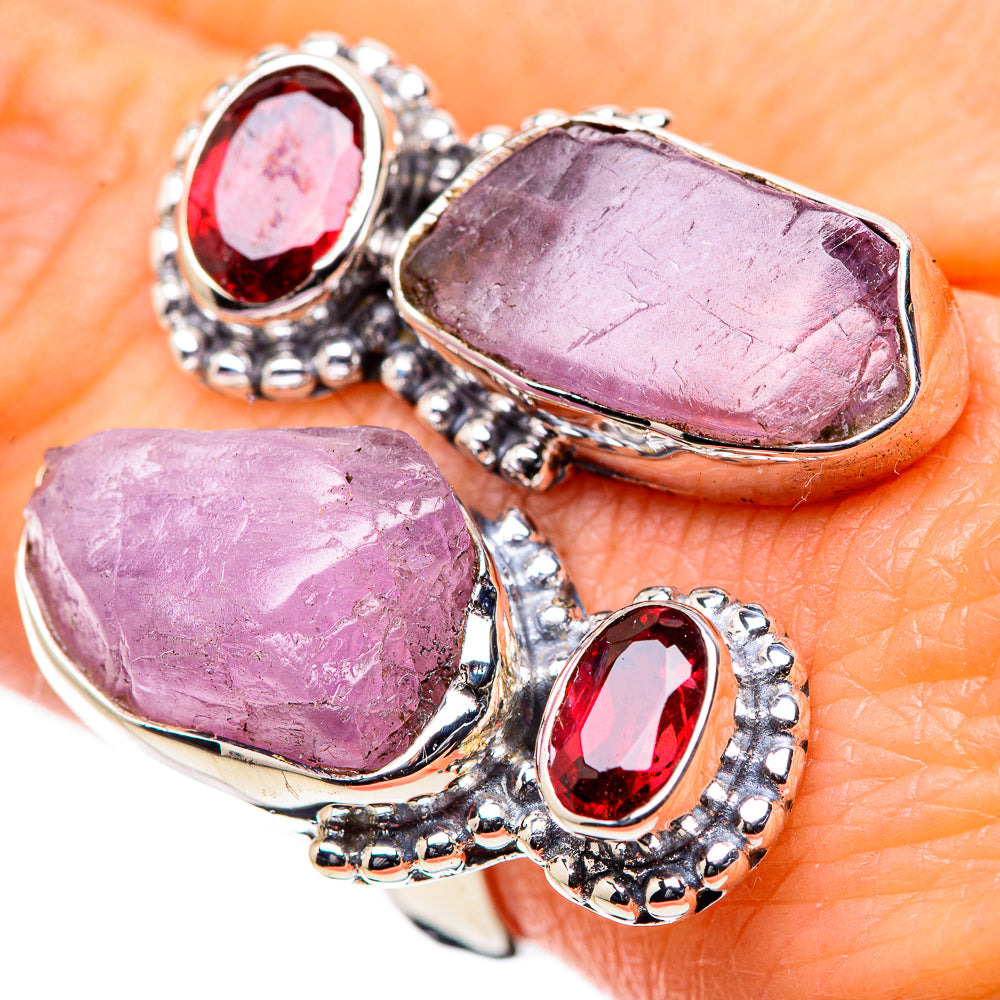 Kunzite Rings handcrafted by Anasilvercos - RING133172