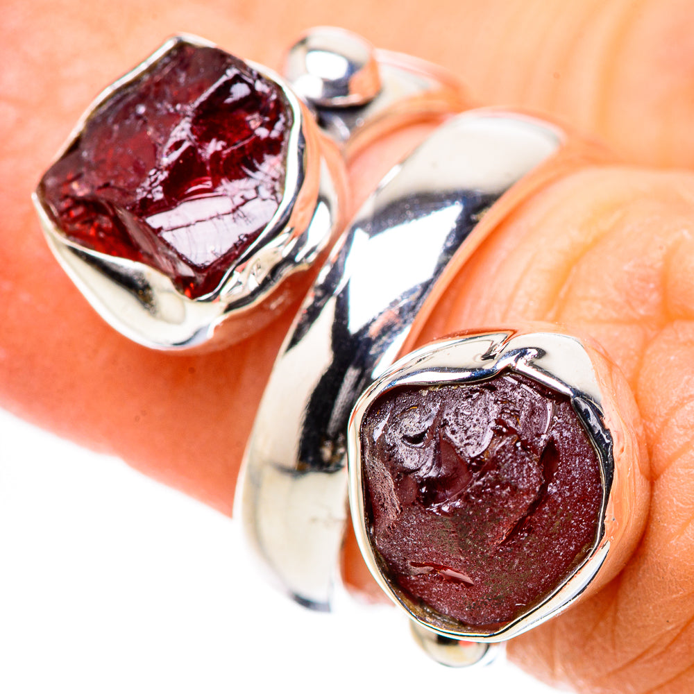Garnet Rings handcrafted by Anasilvercos - RING133174