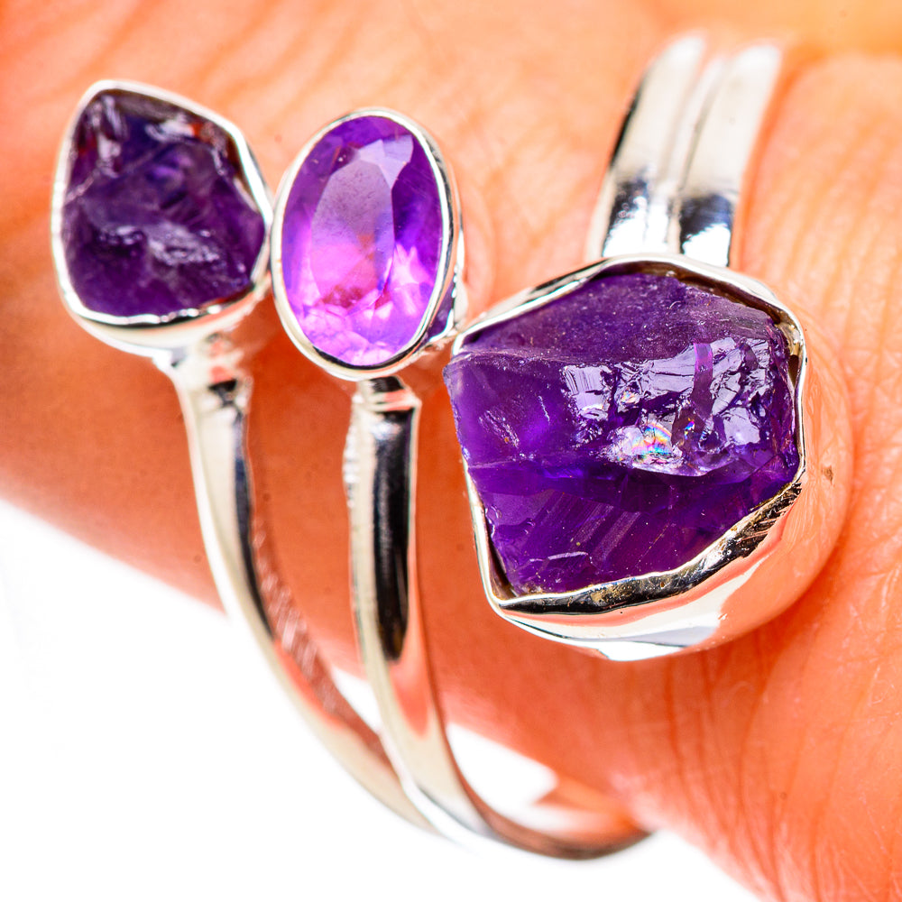 Amethyst Rings handcrafted by Anasilvercos - RING133176