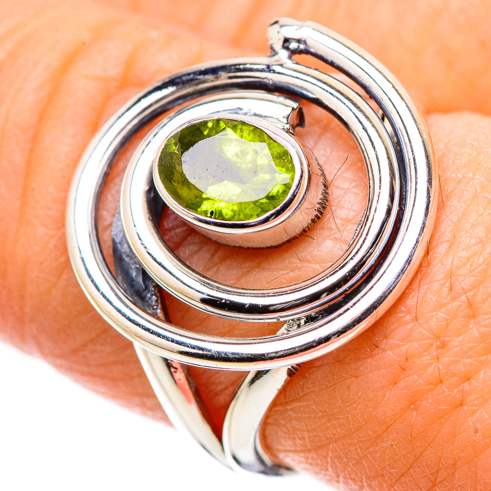 Peridot Rings handcrafted by Anasilvercos - RING133196
