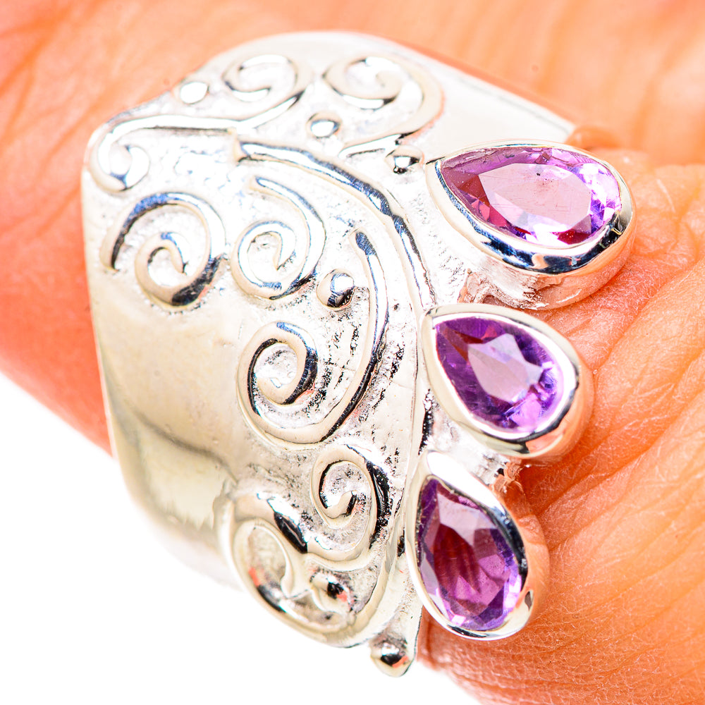 Amethyst Rings handcrafted by Anasilvercos - RING133203