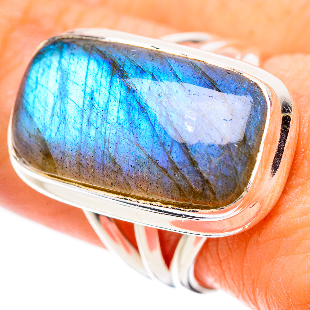 Labradorite Rings handcrafted by Anasilvercos - RING133218