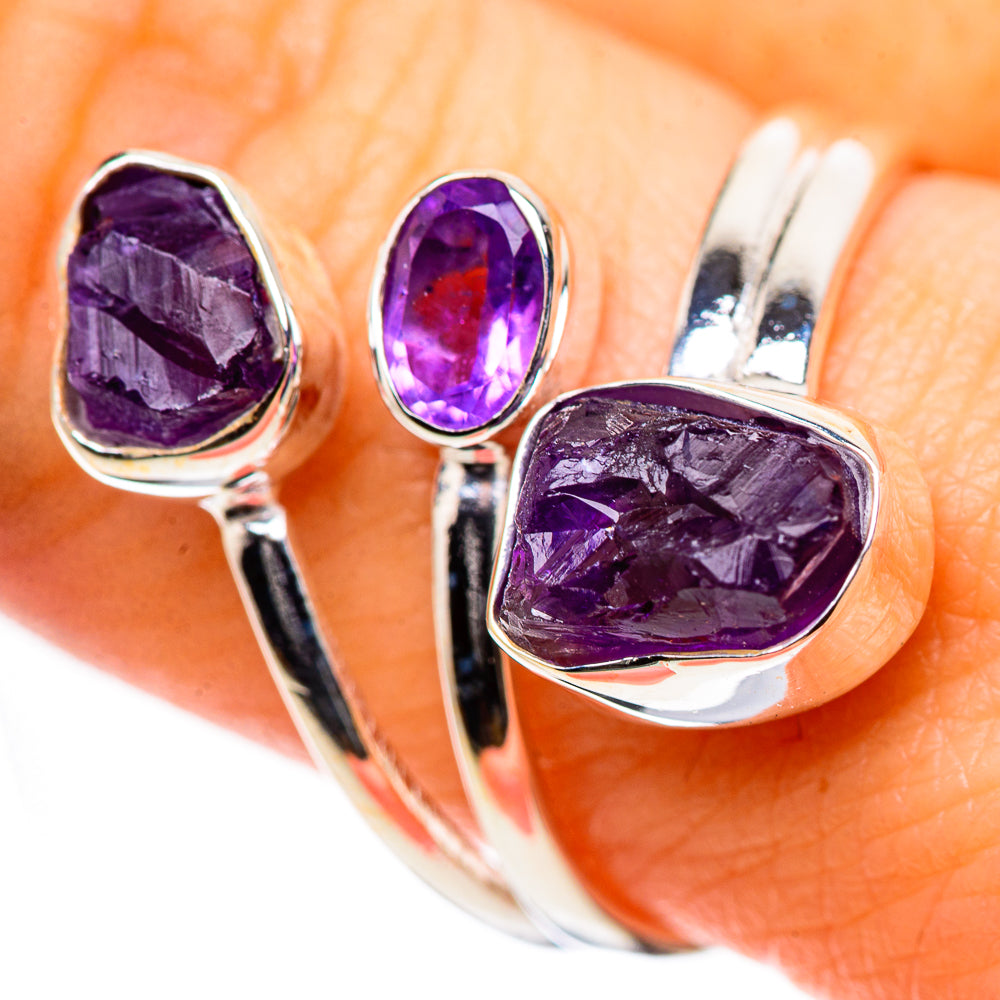 Amethyst Rings handcrafted by Anasilvercos - RING133227