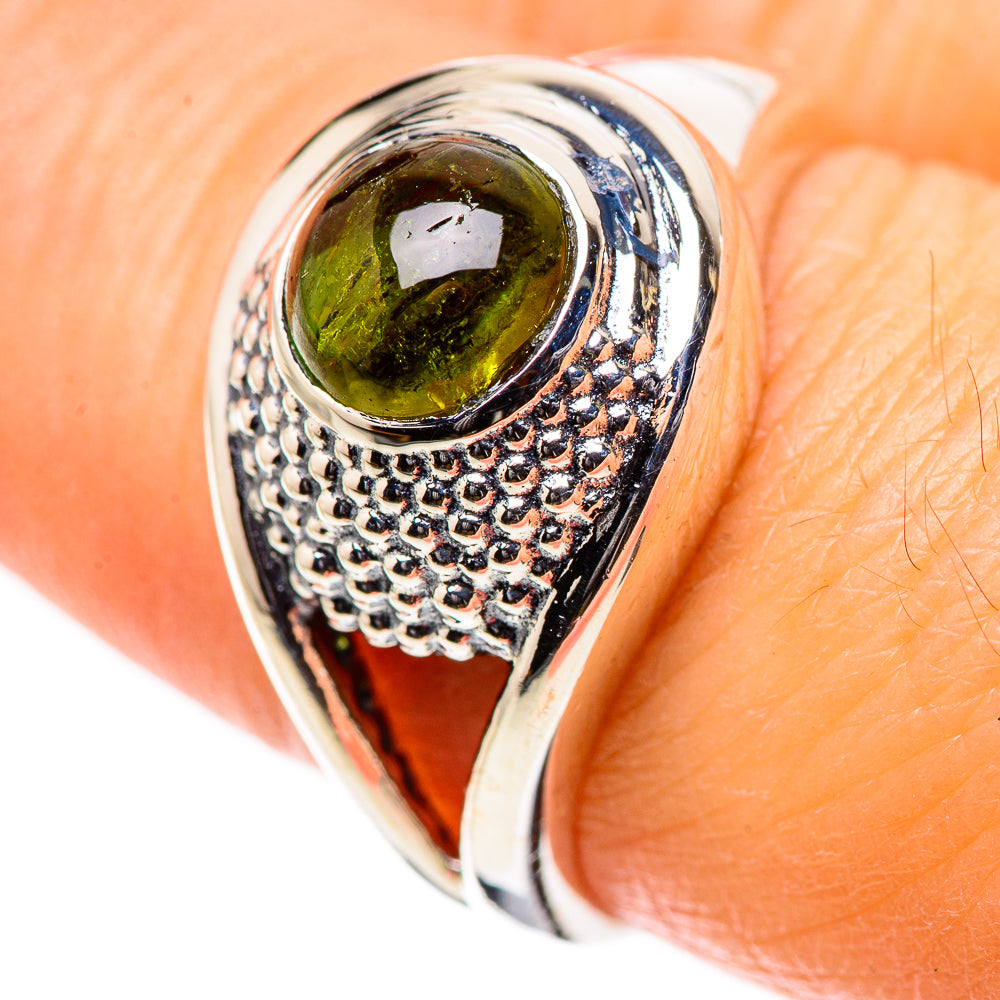 Peridot Rings handcrafted by Anasilvercos - RING133243