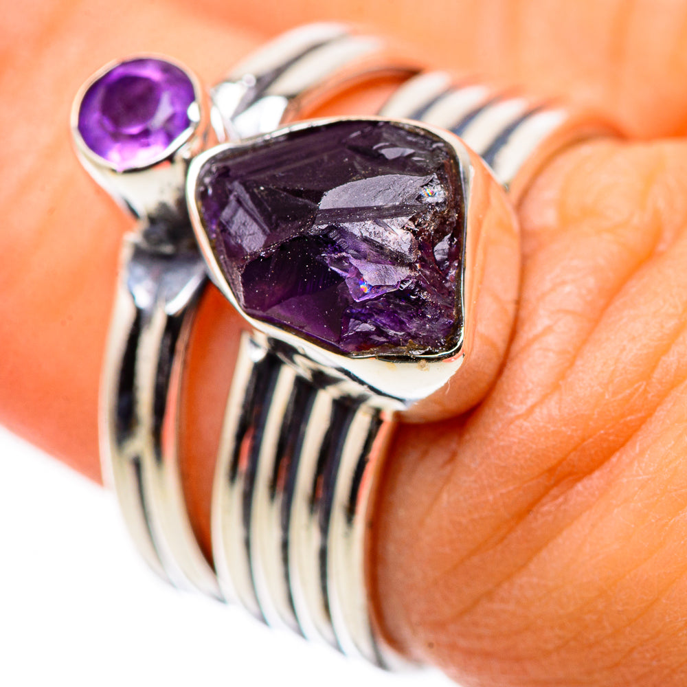 Amethyst Rings handcrafted by Anasilvercos - RING133246