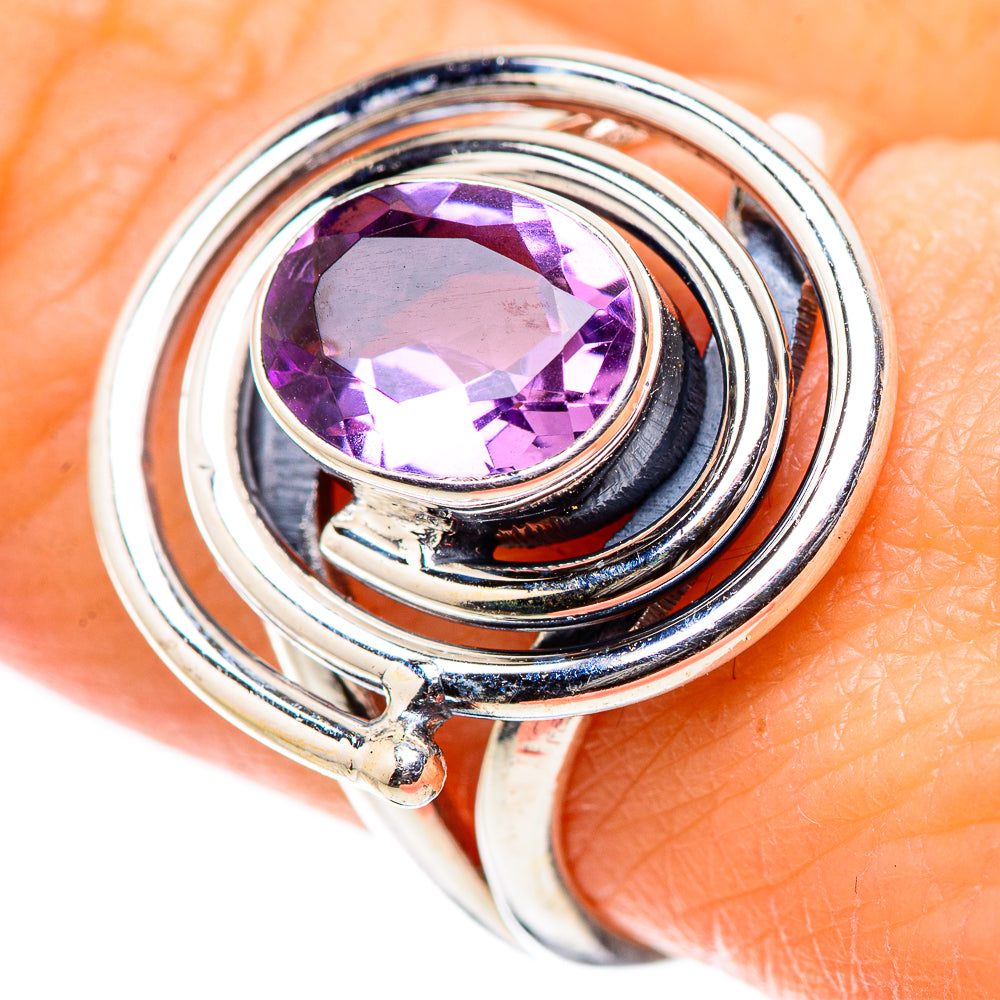 Amethyst Rings handcrafted by Anasilvercos - RING133248