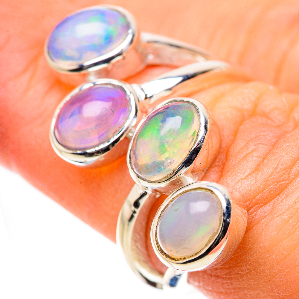 Ethiopian Opal Rings handcrafted by Anasilvercos - RING133255