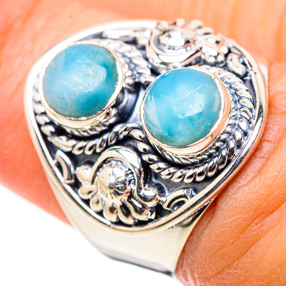 Amazonite Rings handcrafted by Anasilvercos - RING133258