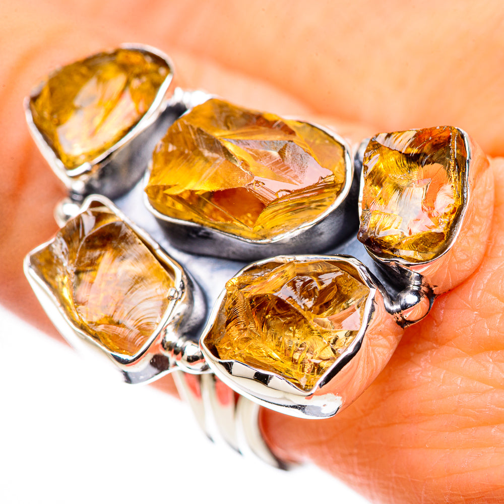 Citrine Rings handcrafted by Anasilvercos - RING133266