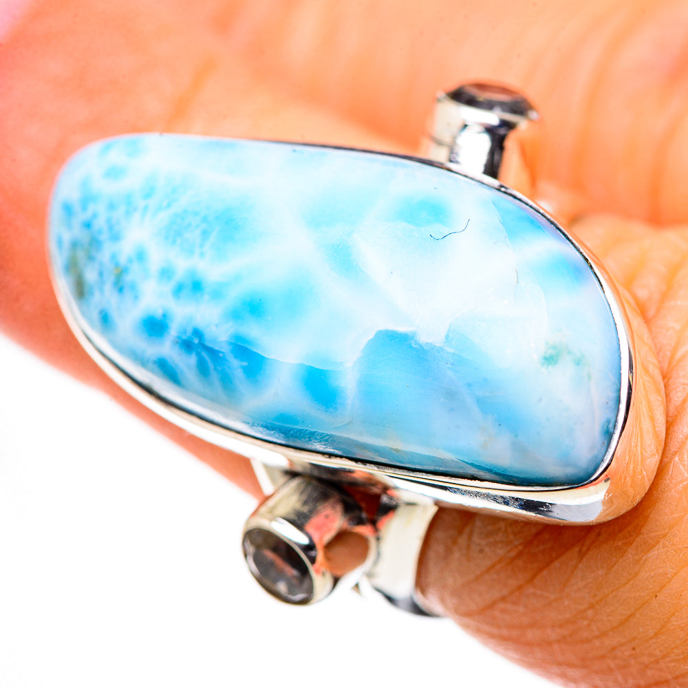 Larimar Rings handcrafted by Anasilvercos - RING133282