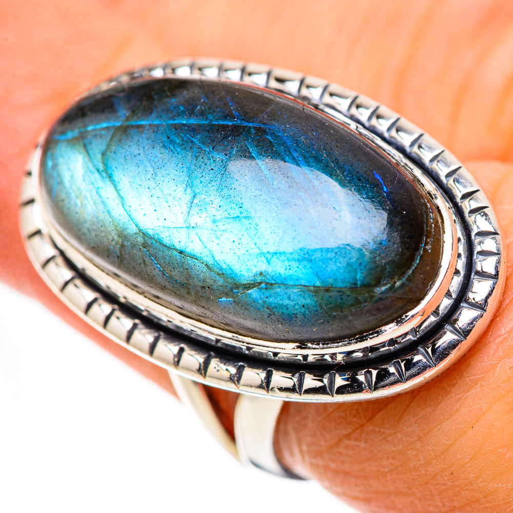 Labradorite Rings handcrafted by Anasilvercos - RING133290