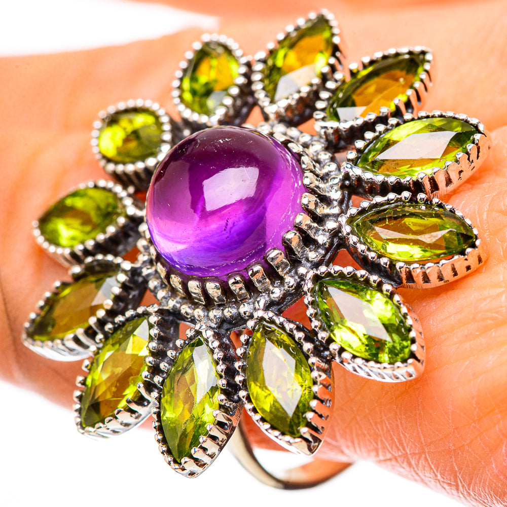 Amethyst Rings handcrafted by Anasilvercos - RING133298