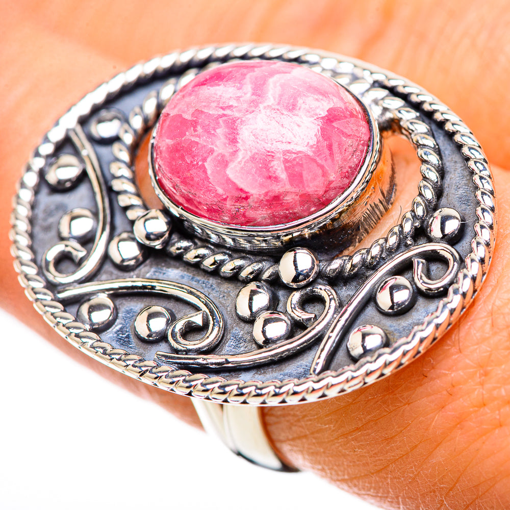Rhodochrosite Rings handcrafted by Anasilvercos - RING133300