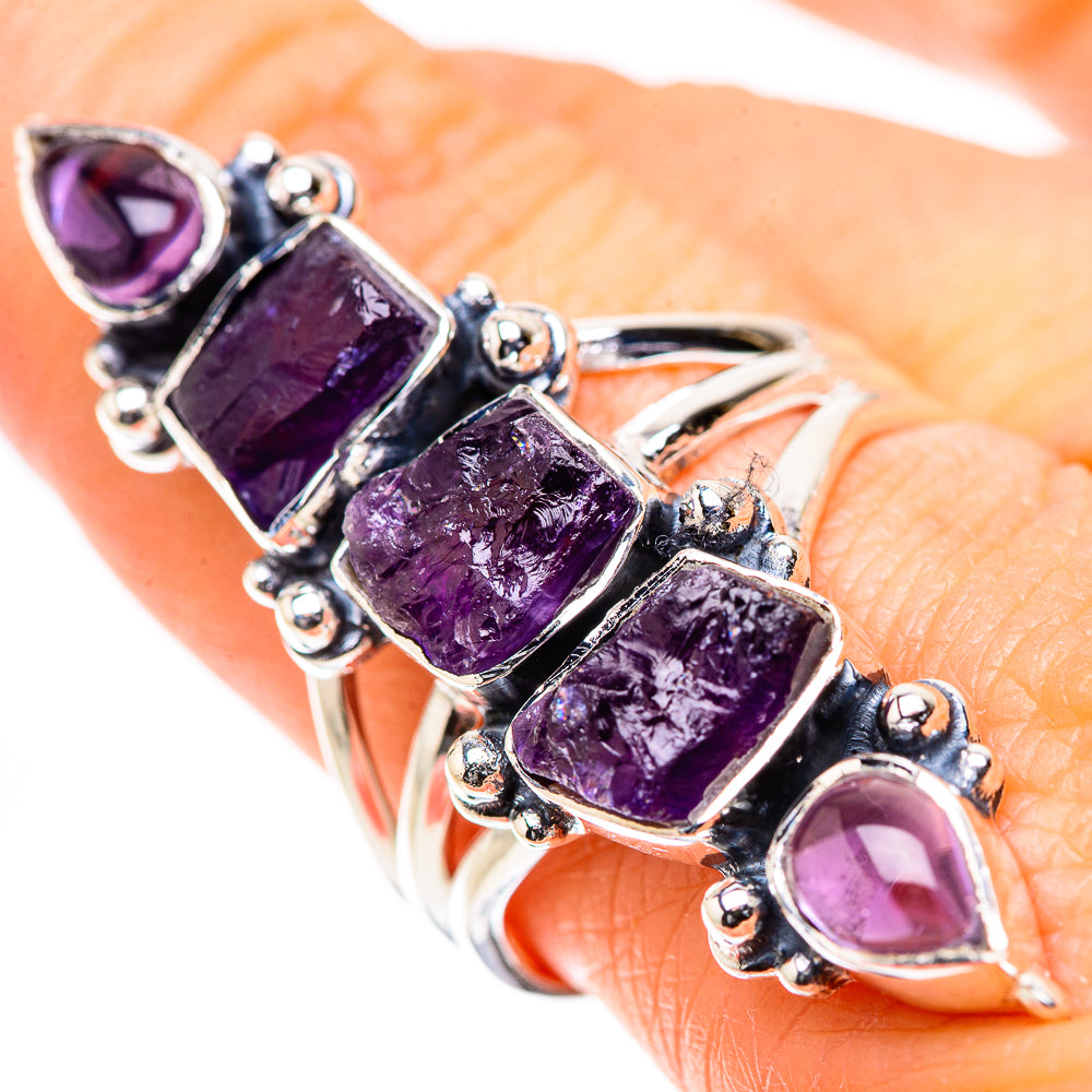 Amethyst Rings handcrafted by Anasilvercos - RING133326