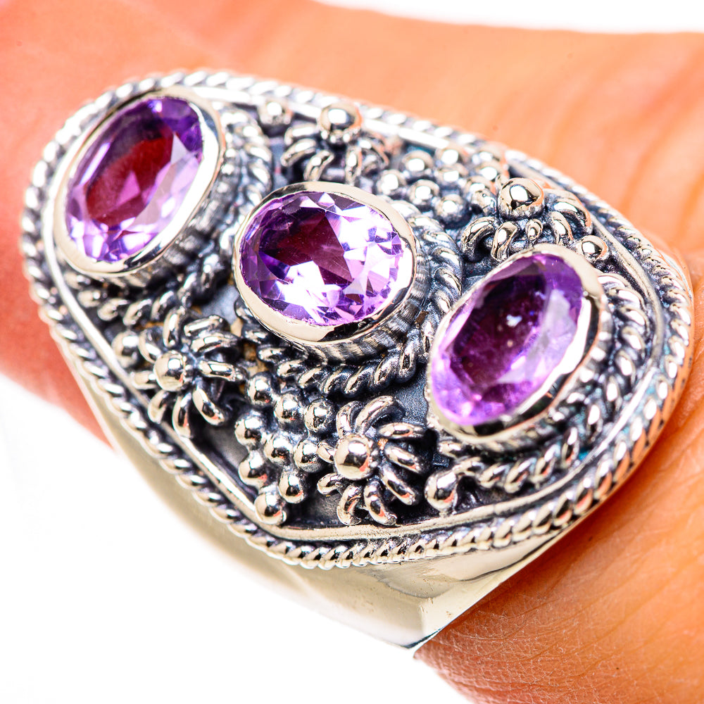 Amethyst Rings handcrafted by Anasilvercos - RING133354
