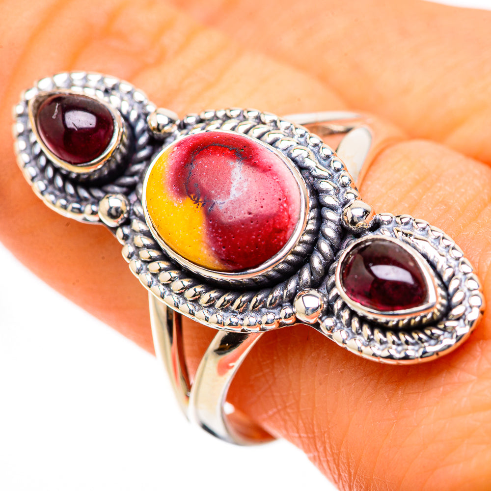 Mookaite Rings handcrafted by Anasilvercos - RING133369