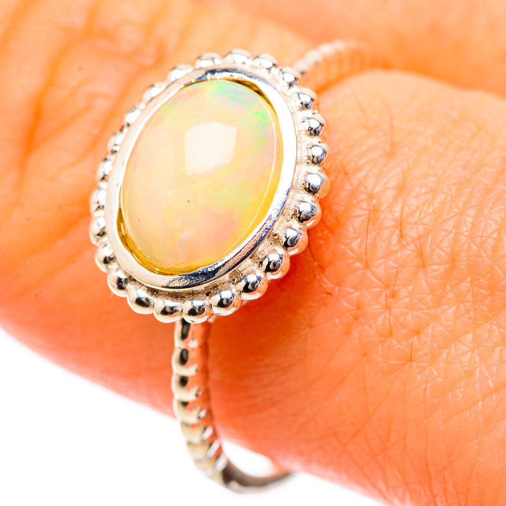 Ethiopian Opal Rings handcrafted by Anasilvercos - RING133383