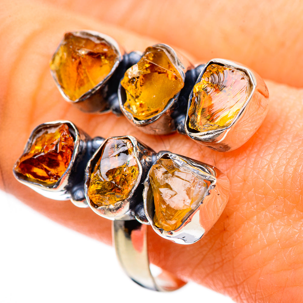 Citrine Rings handcrafted by Anasilvercos - RING133392