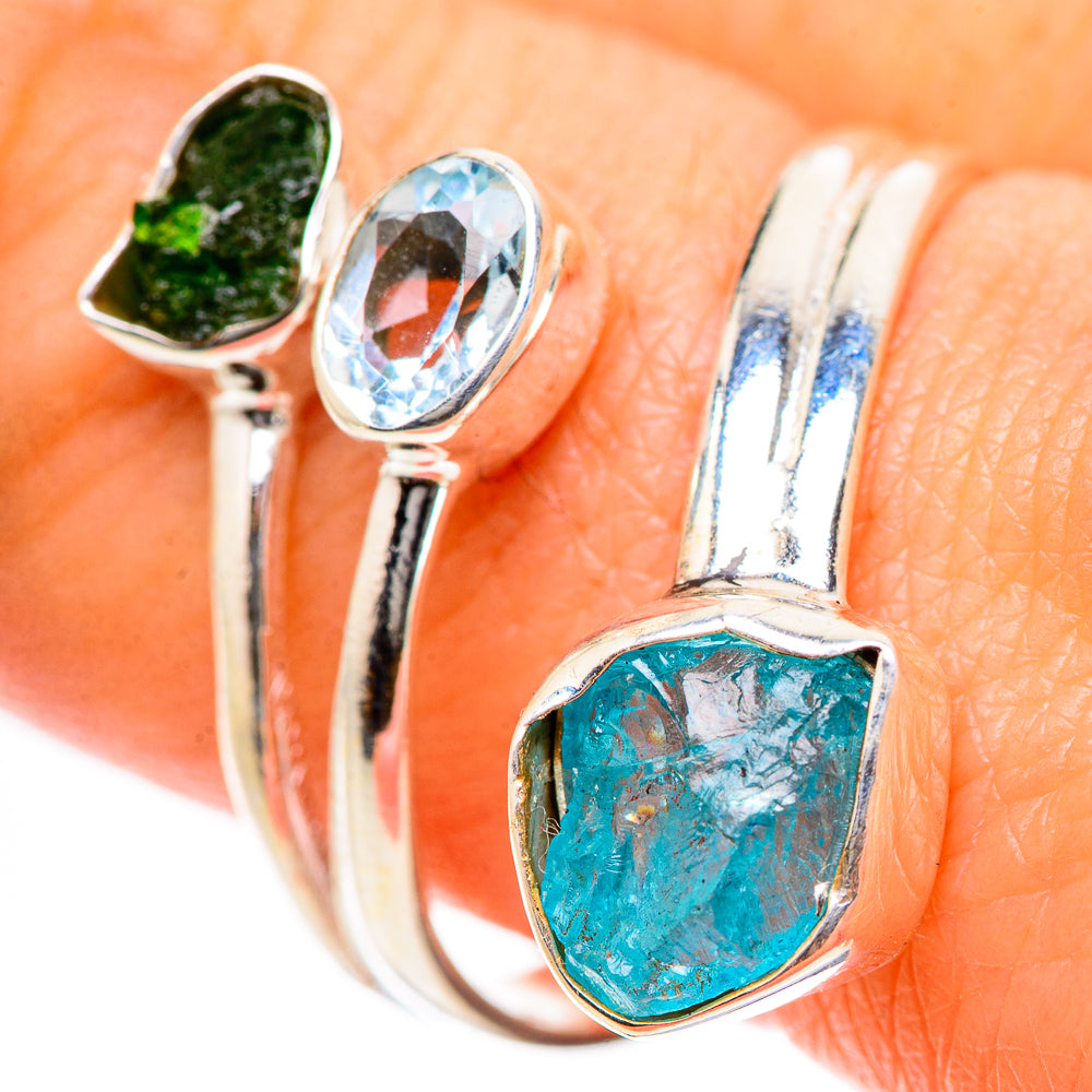 Apatite Rings handcrafted by Anasilvercos - RING133406