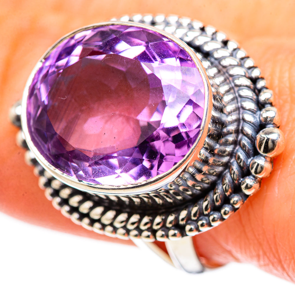Amethyst Rings handcrafted by Anasilvercos - RING133417