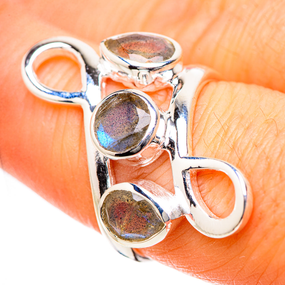 Labradorite Rings handcrafted by Anasilvercos - RING133431