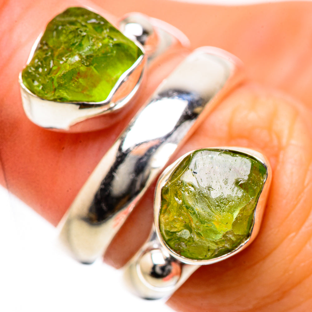Peridot Rings handcrafted by Anasilvercos - RING133432