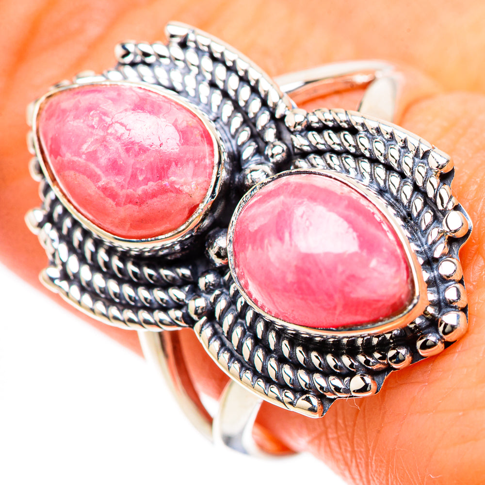 Rhodochrosite Rings handcrafted by Anasilvercos - RING133435