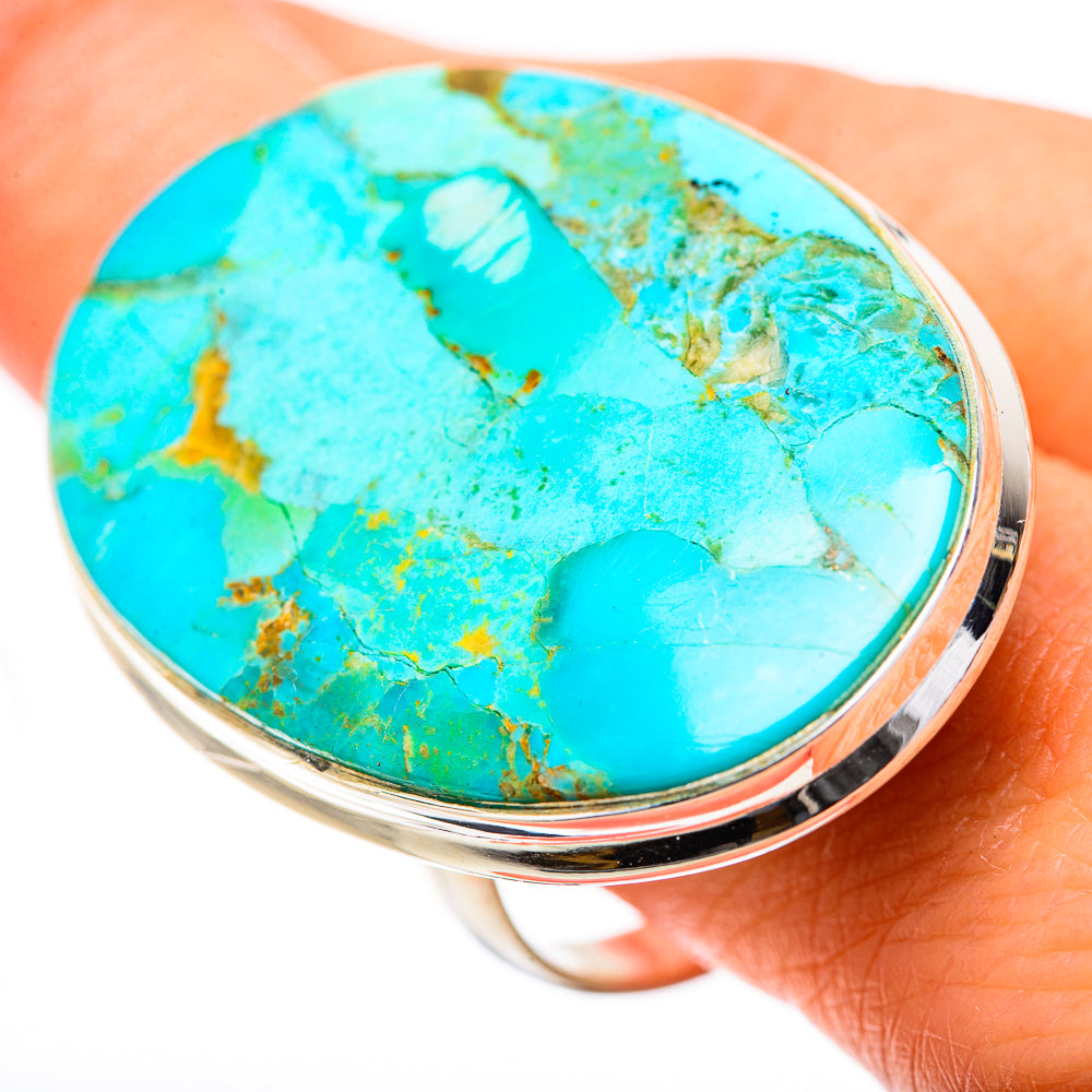 Chrysocolla Rings handcrafted by Anasilvercos - RING133492
